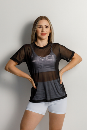 Blusa Oversized Fitness Luara