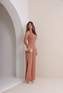 Macacão Canelado Decote Cruzado Helena