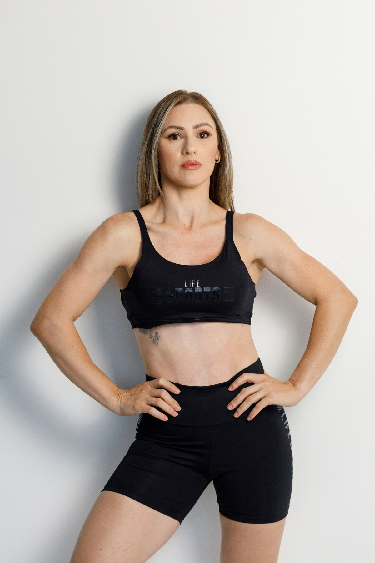 Conjunto Fitness Drapeado Ayla