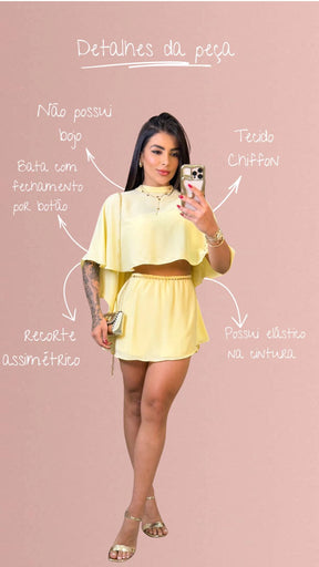 Conjunto 3 Peças Leve Alícia